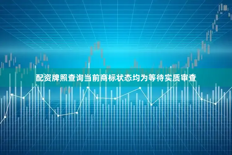 配资牌照查询当前商标状态均为等待实质审查