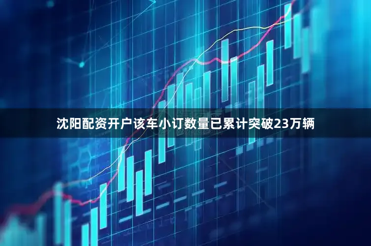 沈阳配资开户该车小订数量已累计突破23万辆